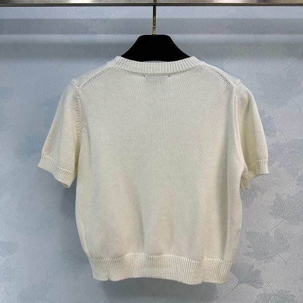 お洒落に♪プラダ ロゴベビーカシミアニット 半袖 コピー pue48729